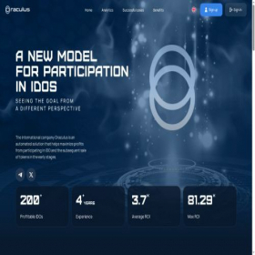 Скриншот главной страницы сайта oraculus.pro