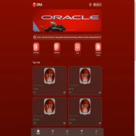 Скриншот главной страницы сайта oracusdt.com