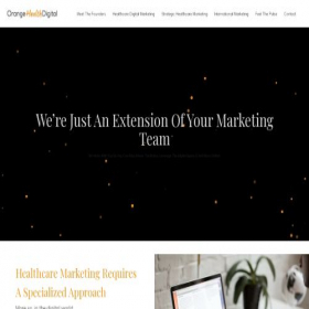 Скриншот главной страницы сайта orangehealthdigital.com