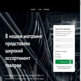 Скриншот главной страницы сайта orbisshina.ru