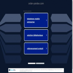 Скриншот главной страницы сайта order-yandex.com
