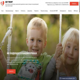 Скриншот главной страницы сайта ordermercy.org