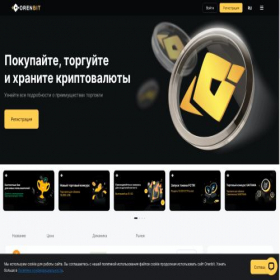 Скриншот главной страницы сайта orenbit.com