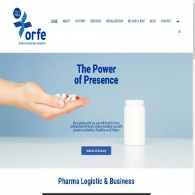 Скриншот главной страницы сайта orfe.ru