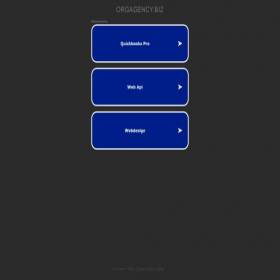 Скриншот главной страницы сайта orgagency.biz