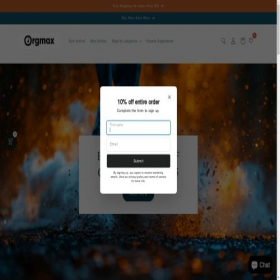 Скриншот главной страницы сайта orgmax.top