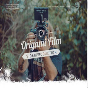 Скриншот главной страницы сайта origami-film.ru