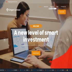 Скриншот главной страницы сайта origenlimited.com