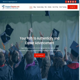 Скриншот главной страницы сайта original-degrees.com