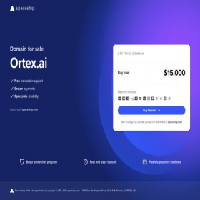 Скриншот главной страницы сайта ortex.ai
