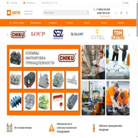 Скриншот главной страницы сайта ortice.ru