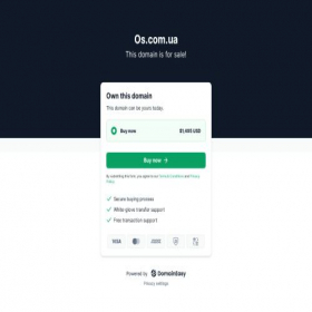 Скриншот главной страницы сайта os.com.ua