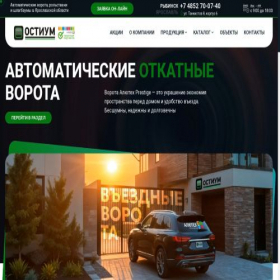 Скриншот главной страницы сайта ostyar.ru