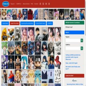Скриншот главной страницы сайта otakuhq.com