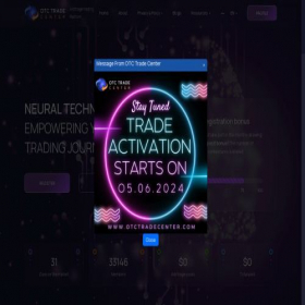 Скриншот главной страницы сайта otctradecenter.com