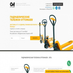 Скриншот главной страницы сайта otto-maier.ru