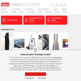Скриншот главной страницы сайта otto.catalogclub.ru