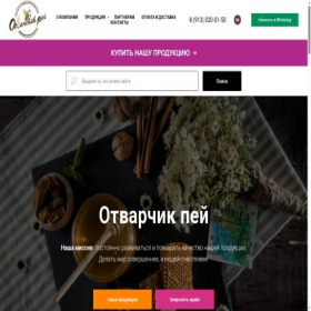 Скриншот главной страницы сайта otvarchik-pei.ru