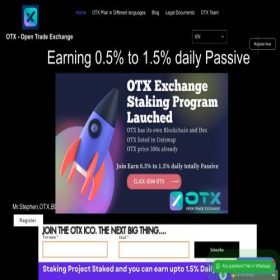 Скриншот главной страницы сайта otxexchange.com
