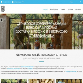 Скриншот главной страницы сайта otyrba.abh.asia