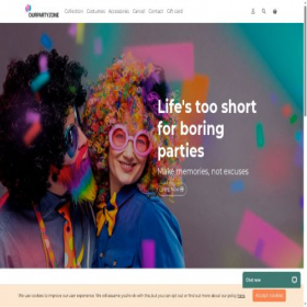 Скриншот главной страницы сайта ourpartyzone.com