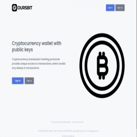 Скриншот главной страницы сайта oursbit.com