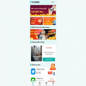 Скриншот главной страницы сайта oushares.com