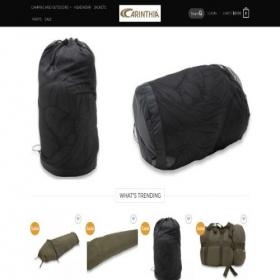 Скриншот главной страницы сайта outdoorcarinthia.com