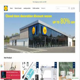 Скриншот главной страницы сайта outletvipmall.com
