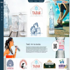 Скриншот главной страницы сайта ovkwaters.ru
