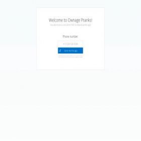 Скриншот главной страницы сайта own.app.link
