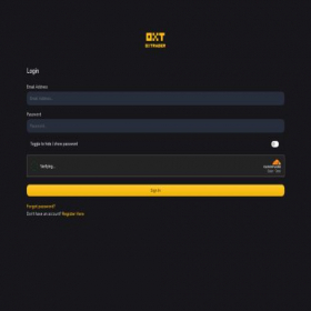 Скриншот главной страницы сайта oxtrader.cloud