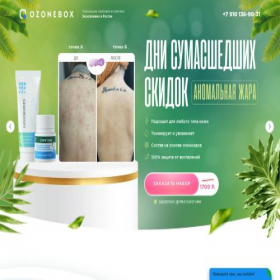 Скриншот главной страницы сайта ozonbox.ru