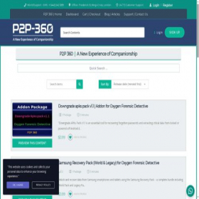 Скриншот главной страницы сайта p2p-360.com