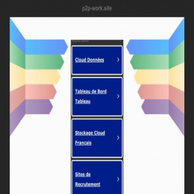 Скриншот главной страницы сайта p2p-work.site