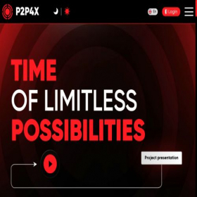 Скриншот главной страницы сайта p2p4x.com