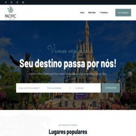 Скриншот главной страницы сайта pacificviagens.com