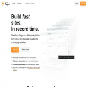 Скриншот главной страницы сайта pages.dev