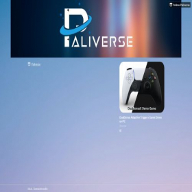 Скриншот главной страницы сайта paliverse.itch.io