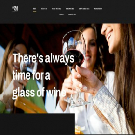 Скриншот главной страницы сайта paloaltowinesociety.com