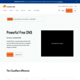Скриншот главной страницы сайта paloma.ns.cloudflare.com