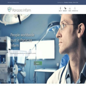 Скриншот главной страницы сайта panaceainfarm.net