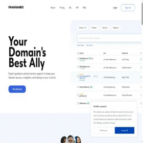 Скриншот главной страницы сайта pananames.com