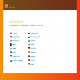 Скриншот главной страницы сайта panel.gfk.com