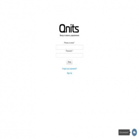 Скриншот главной страницы сайта panel.qnits.ru