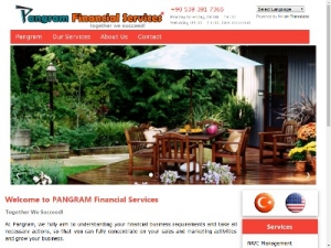 Скриншот главной страницы сайта pangramfinancialservices.com
