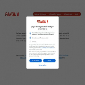 Скриншот главной страницы сайта pangu8.com
