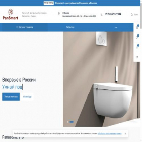 Скриншот главной страницы сайта pansmart.ru