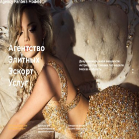Скриншот главной страницы сайта panteramodels.com