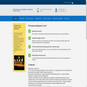 Скриншот главной страницы сайта paracels66.ru